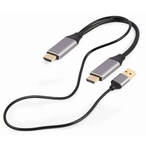 Adapter HDMI do DP 4K M 60Hz USB-A powered-7910258