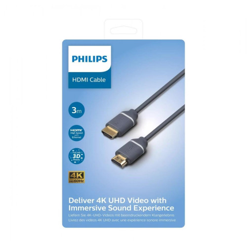 Kabel HDMI 2.0 4K 60Hz Ultra HD 18 Gbps, High Speed 3m -7910646