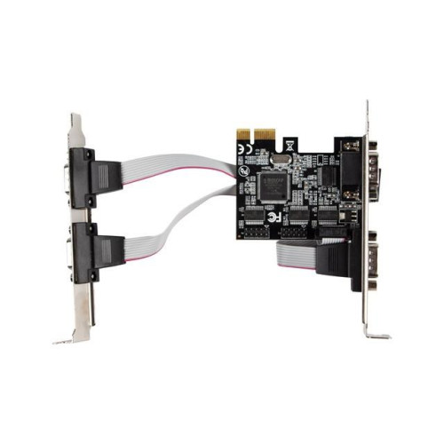 Karta PCI Express - COM 9Pin x4 + Śledzie Low Profile -791128