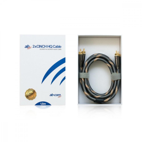 Kabel AB HQ 2xCINCH 1,5m -7912024