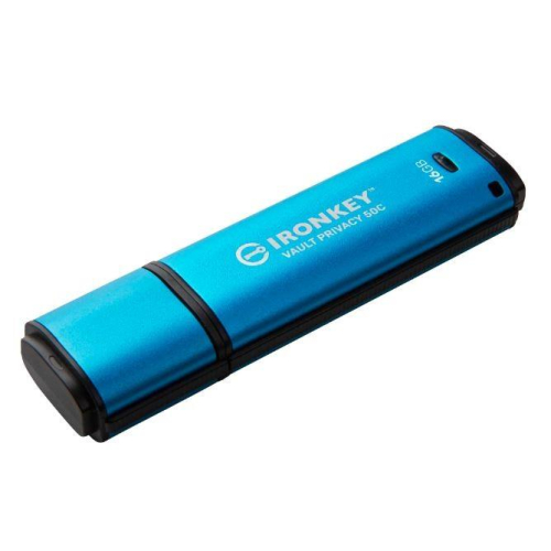 Pendrive 16GB IronKey Vault Privacy 50C AES-256 FIPS-197-7912645