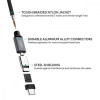 CB-CD6 nylonowy kabel Quick Charge USB C - USB C | 2m | 3A | 60W PD | 20V-794116