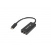 Adapter USB CM - Displayport F 15cm czarny-7813222