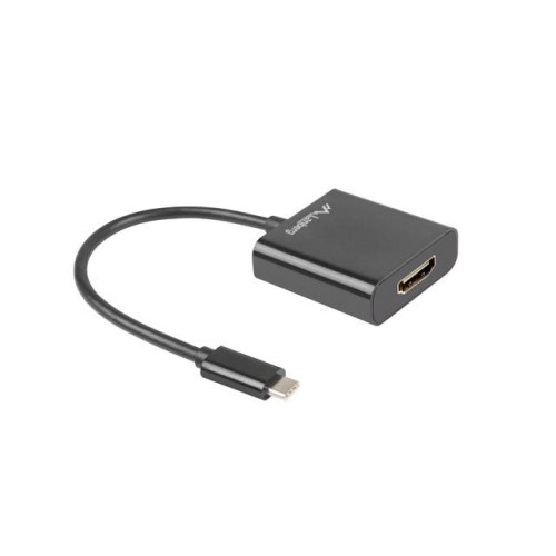 Adapter USB CM - HDMI F 15cm czarny -798254