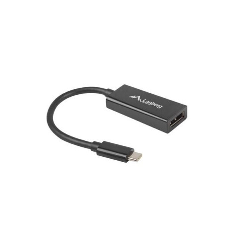 Adapter USB CM - Displayport F 15cm czarny -798256