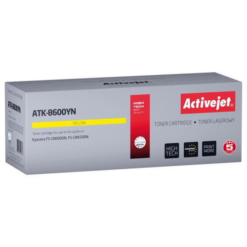 Activejet ATK-8600YN Toner (zamiennik Kyocera TK-8600Y; Supreme; 20000 stron; żółty)-7986490