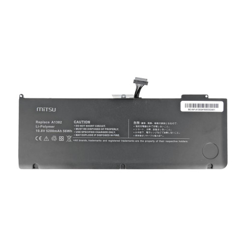 Bateria do Apple MacBook Pro 15 - A1382 5200 mAh (56 Wh) 10.8 - 11.1 Volt-7999258