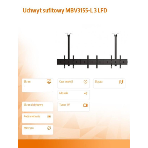 Uchwyt sufitowy MBV3155-L 3 LFD -7999363