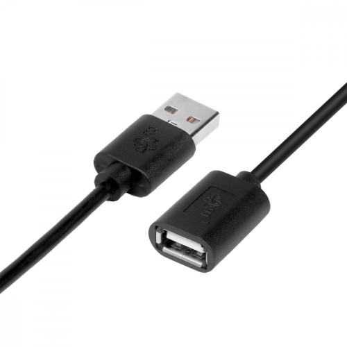 Kabel USB AM-AF 1.8 m przedłużacz czarny-799947