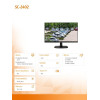 Monitor 23,8 cala SC-2402 czarny IPS FHD VGA HDMI-8000210