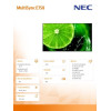 Monitor wielkoformatowy MultiSync E758 74.5 cala UHD 350cd/m2 18/7 -8001330