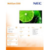 Monitor wielkoformatowy MultiSync E868 85.6 cala UHD 350cd/m2 18/7 -8001331