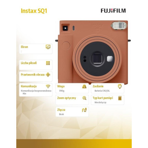 Aparat Instax SQ1 pomarańczowy-8001422