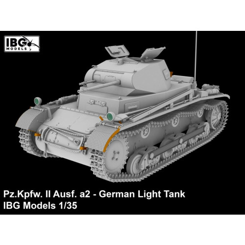 Model plastikowy Pz.Kpfw II Ausf. a2 niemiecki czołg lekki 1/35-8003164