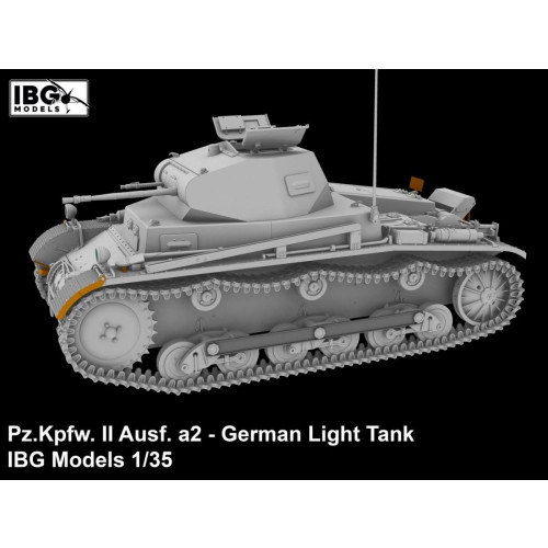 Model plastikowy Pz.Kpfw II Ausf. a2 niemiecki czołg lekki 1/35-8003165