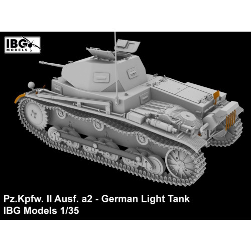 Model plastikowy Pz.Kpfw II Ausf. a2 niemiecki czołg lekki 1/35-8003166