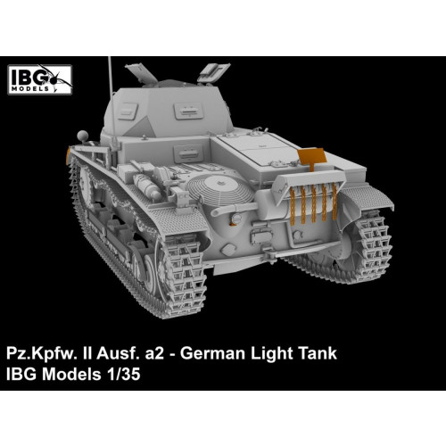 Model plastikowy Pz.Kpfw II Ausf. a2 niemiecki czołg lekki 1/35-8003167