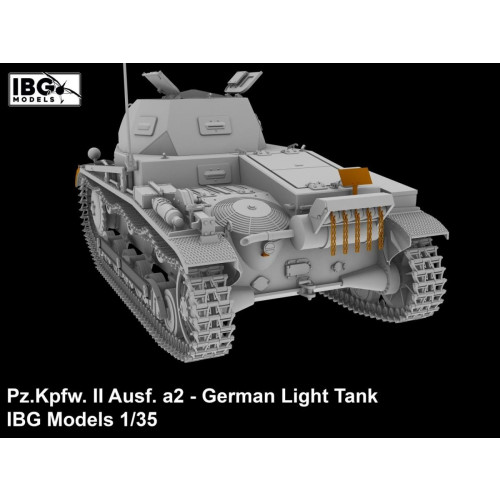 Model plastikowy Pz.Kpfw II Ausf. a2 niemiecki czołg lekki 1/35-8003168