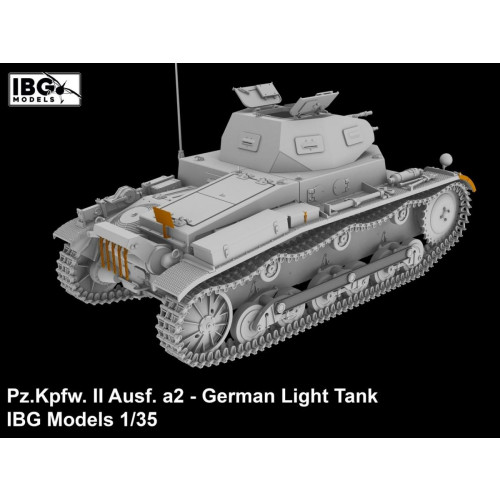 Model plastikowy Pz.Kpfw II Ausf. a2 niemiecki czołg lekki 1/35-8003169