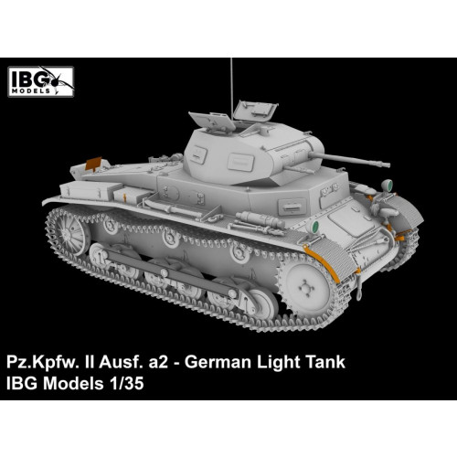 Model plastikowy Pz.Kpfw II Ausf. a2 niemiecki czołg lekki 1/35-8003171