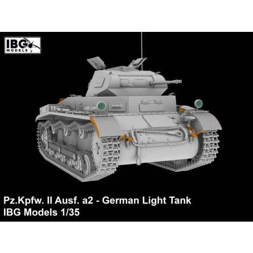 Model plastikowy Pz.Kpfw II Ausf. a2 niemiecki czołg lekki 1/35-8003172