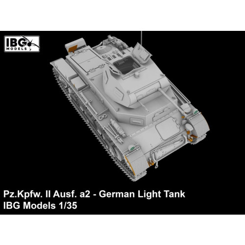 Model plastikowy Pz.Kpfw II Ausf. a2 niemiecki czołg lekki 1/35-8003173