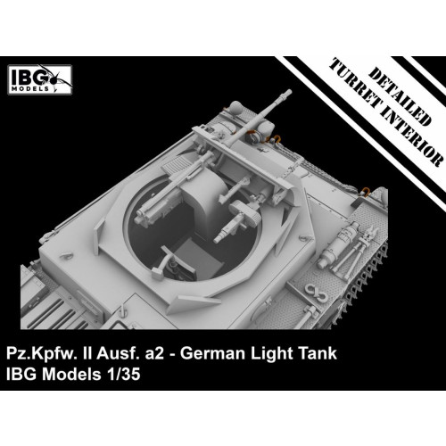 Model plastikowy Pz.Kpfw II Ausf. a2 niemiecki czołg lekki 1/35-8003175