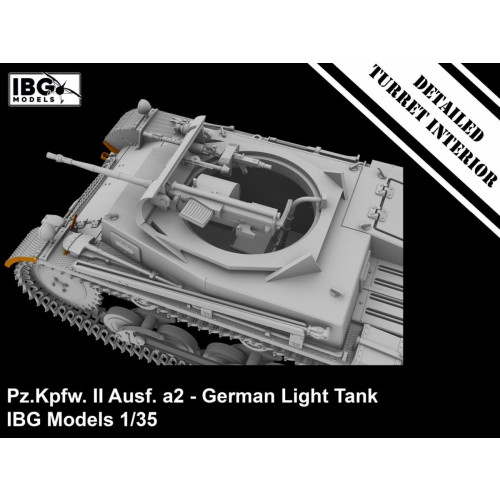 Model plastikowy Pz.Kpfw II Ausf. a2 niemiecki czołg lekki 1/35-8003176