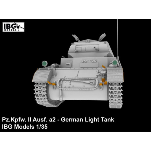 Model plastikowy Pz.Kpfw II Ausf. a2 niemiecki czołg lekki 1/35-8003178