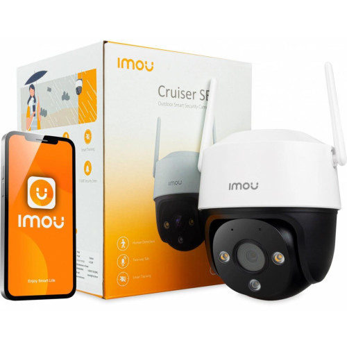 Kamera Cruiser SE + 4MP IPC-S41FEP,samrt night color, H.264, Up to 20 fps Frame Rate, Two-way talk, Human Dete