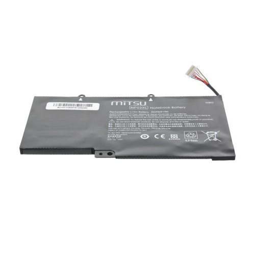 Bateria do HP Pavilion X360 13-A, 13-B, 15-U 3800 mAh (43 Wh) 11.4 Volt-800774