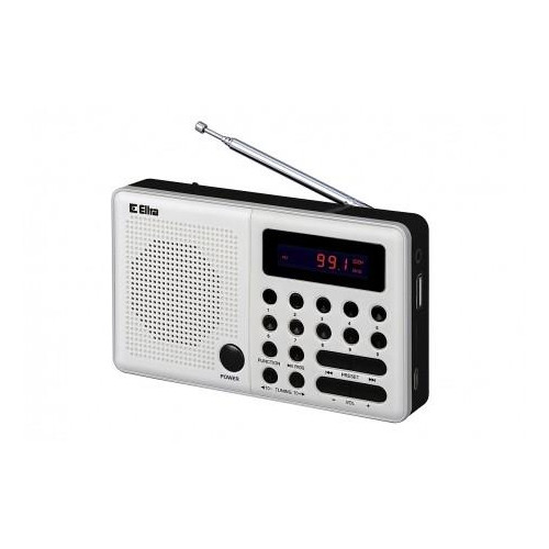 Radio Pliszka USB, FM białe-801021