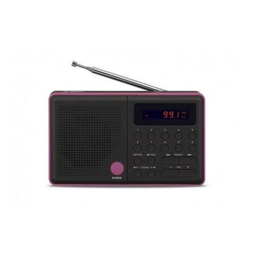 Radio Pliszka USB, FM czarne-801022