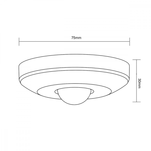 Czujnik ruchu PIR Sufit Sensor MCE231 -801850