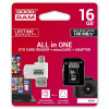 Karta microSDHC 16GB CL10 + adapter + czytnik-802722