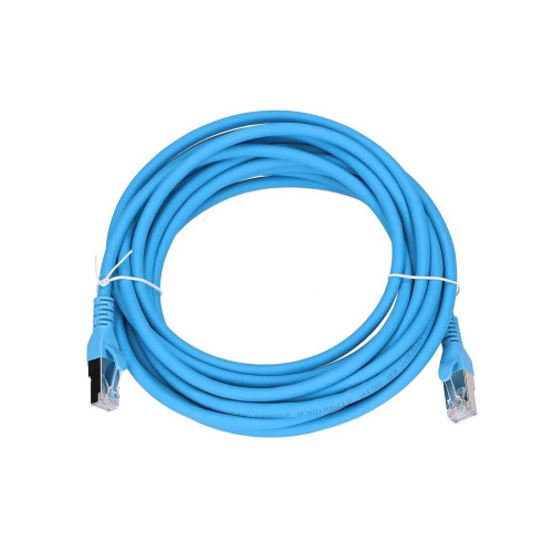 Kabel sieciowy LAN Patchcord CAT.6A S/FTP 5m 10G foliowana skręcona para, miedziany-8061037