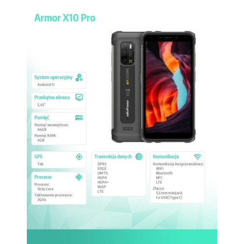 Smartfon Armor X10 Pro 5,45