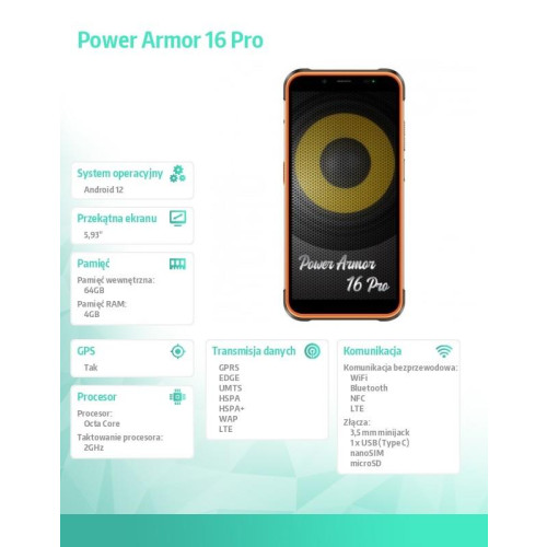 Smartfon Power Armor 16 Pro 5.93