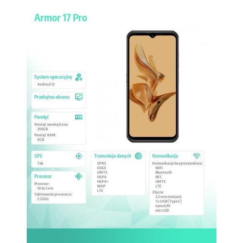 Smartfon Armor 17 Pro 6.58