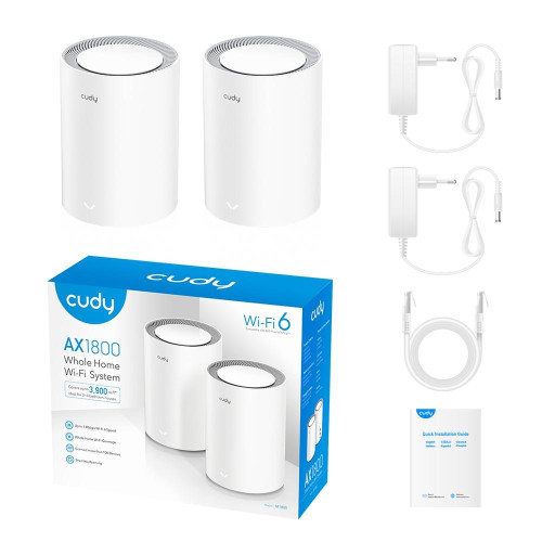 System WiFi Mesh M1800 (2-Pack) AX1800 -8064061