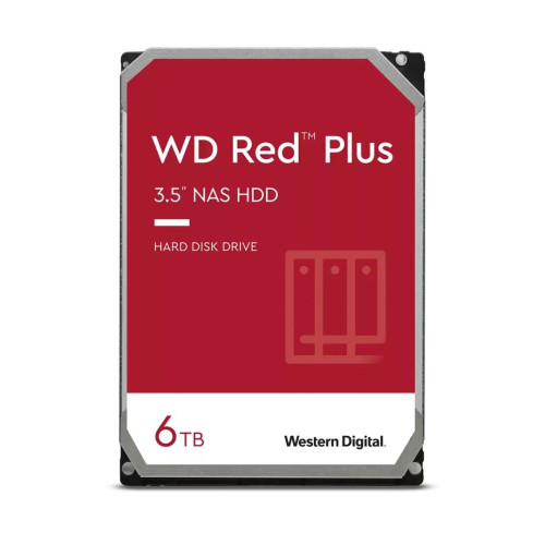 Dysk HDD WD Red Plus WD60EFPX (6 TB ; 3.5"; 256 MB; 5400 obr/min)-8067139