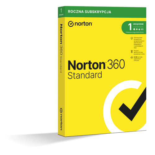 Norton 360 Standard 1D/12M ESD ( NIE WYMAGA KARTY)-8072183