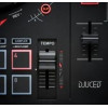 Konsola DJ Inpuls 300, kontroler DJ ze złączem USB, 2 ścieżki, 16 padów i karta dźwiękowa, oprogramowanie i samouczki w zestawie-808060
