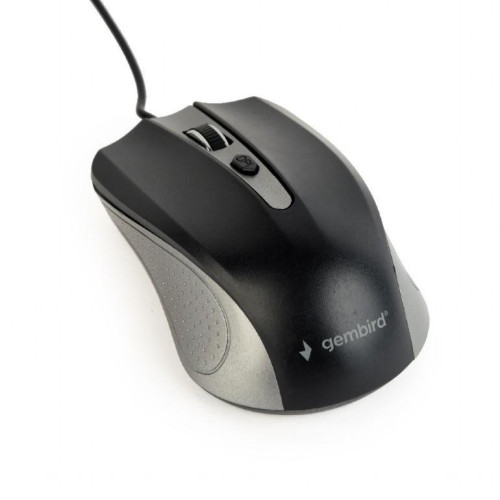 Mysz optyczna USB szaro-czarna-808805