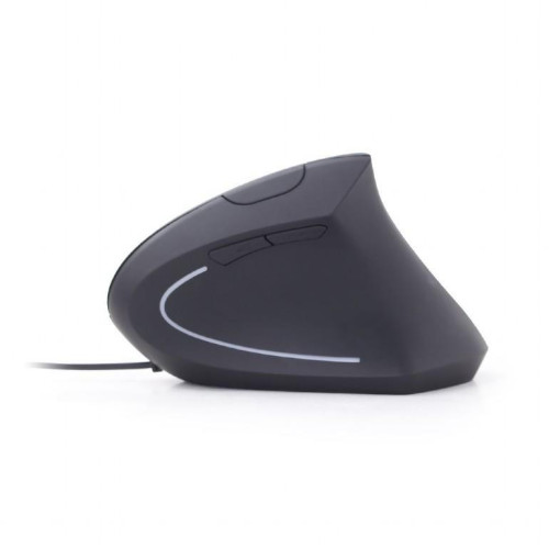 Mysz ergonomiczna optyczna 6-przyciskowa czarna-809002