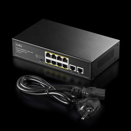 Przełącznik FS1010PG 8xFE PoE+ 120W 2xGigabit Uplink -8100446