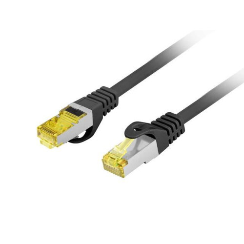 Patchcord kat.6a S/FTP LSZH CU 0.25m fluke passed czarny-8100622