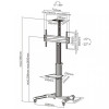 TECHLY MOBILNY STOJAK TV LED/LCD 37-70 CALI 50KG Z-8111363