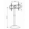 TECHLY STOJAK PODŁOGOWY TV LCD/LED 32-70 CALI 45KG-8111405