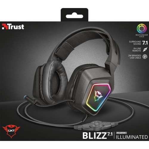 Słuchawki gamingowe GXT450 Blizz RGB 7.1 Surround-811718